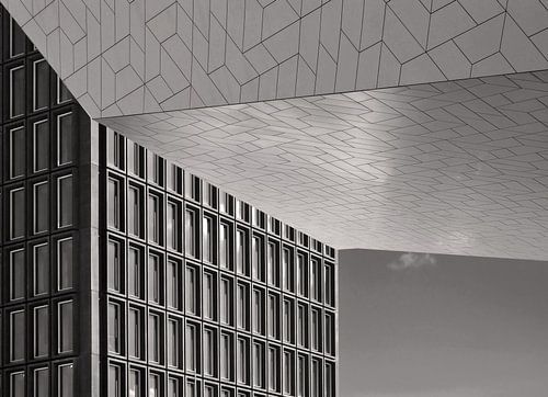 A'DAM Tower and Eye Filminstitute b&w