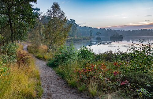 Wandelen langs het Goorven in de vroege Ochtend
