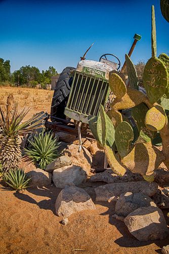 Alter Traktor in Solitaire