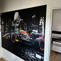 Photo de nos clients: La voiture Red Bull de Verstappen par Bert Hooijer, sur fond d'écran