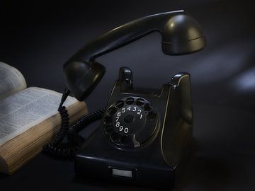 good old days of the rotary dial phone by Jan Fotografie