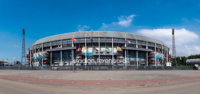 Feijenoord stadion ' de Kuip ' kleur by Midi010 Fotografie