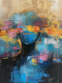 Schilderij Abstract van Kunst Kriebels