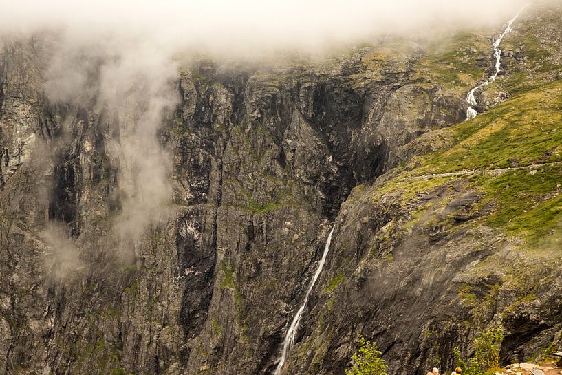 mountain waterfall at the trollstigen route in Norway by Karijn | Fine art Natuur en Reis Fotografie