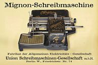 Schreibmaschine Mignon Modell 2 van Ingo Rasch thumbnail