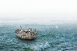 Old boat by Johann Pavelka