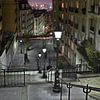 Atmospheric evening in Paris on Montmartre / Charming evening in Montmartre, Paris by Nico Geerlings