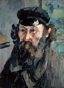 Autoportrait dans une casquette, Paul Cézanne