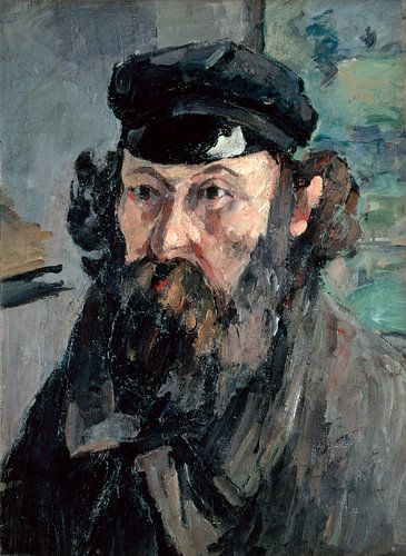 Selbstbildnis in einer Casquette, Paul Cézanne
