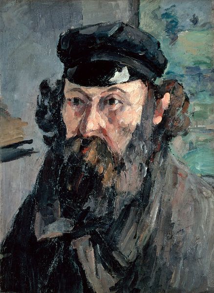 Autoportrait dans une casquette, Paul Cézanne par The Masters