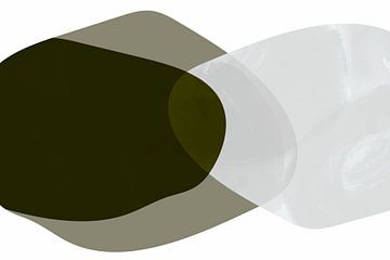 Japandi Formen, abstrakt modern in erdigen Farben