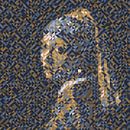 Geometric Girl with the Pearl Earring by Ramon Schellevis thumbnail