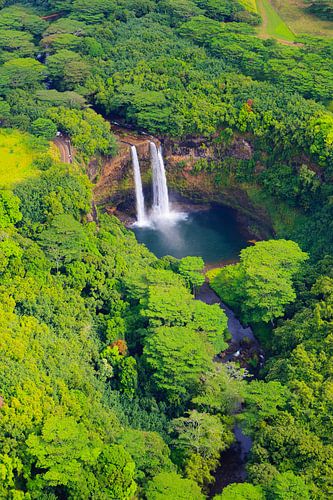 Wailua Waterval, Kauai, Hawaii