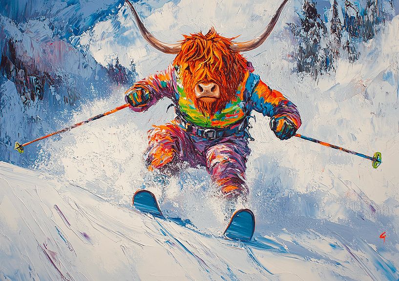 Schottisches Hochlandrind Highland Cow Cattle von Niklas Maximilian