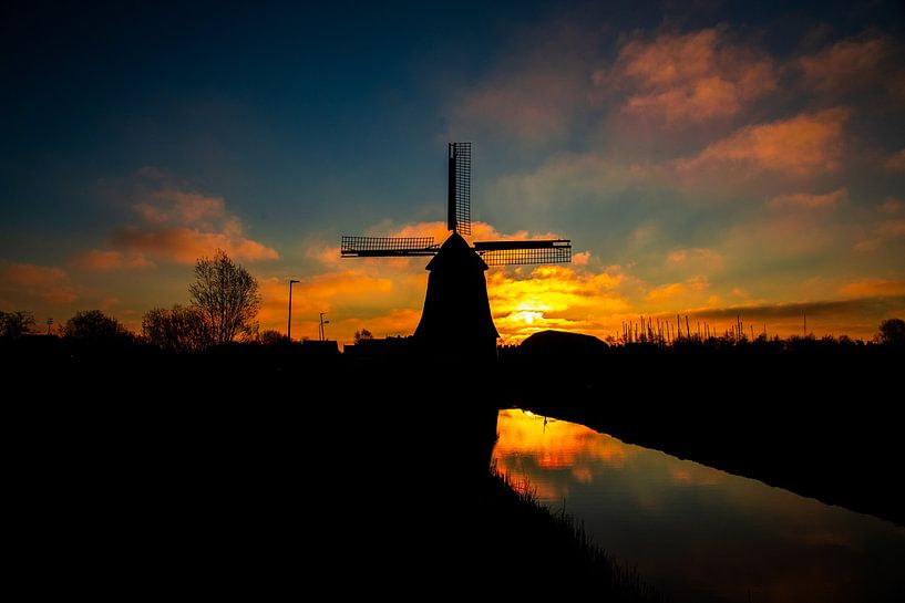 Volendam Mill by Egbert Snijder