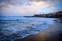 A cloudy day by the sea