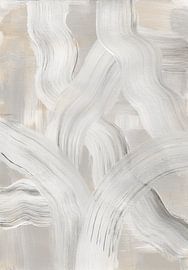 Abstracte penseelstreken 126 van Mareike Böhmer