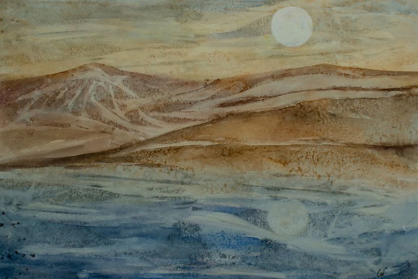 Reflection of a landscape by Christine Nöhmeier