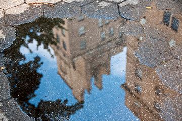 Graphic Mirror of Fifth Avenue New York van Jacintha Van beveren