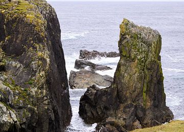 Klippen, am Butt of Lewis, Schottland von Janny Schilderink......Atelier "de Tuute "