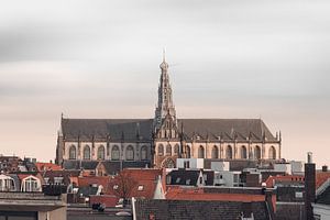 Haarlem: St. Bavo  skyline. van OK