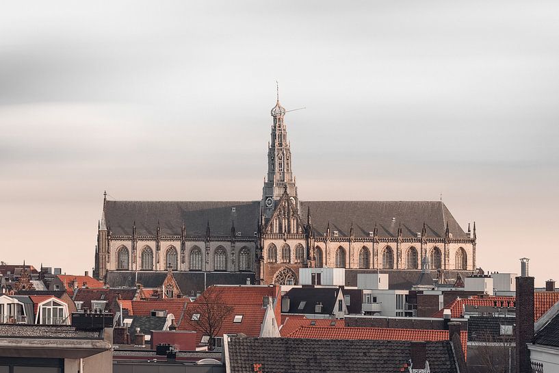 Haarlem: St. Bavo  skyline. von Olaf Kramer