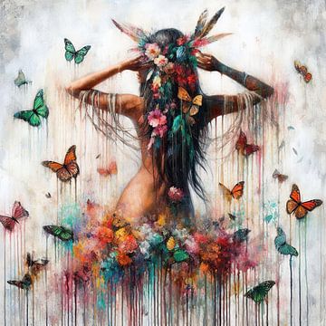 Rêverie des papillons floraux