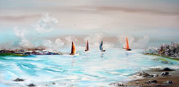 Sailing by Gena Theheartofart