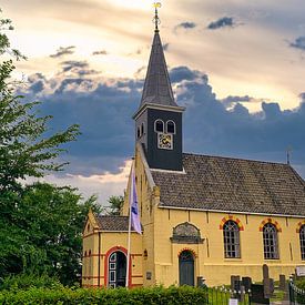 Kirche von Ferwoude, Friesland von Digital Art Nederland