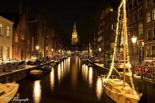 Amsterdam in de avond