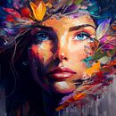 Flower lady by Bianca ter Riet thumbnail