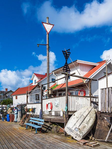 Port on the island of Åstol in Sweden by Rico Ködder