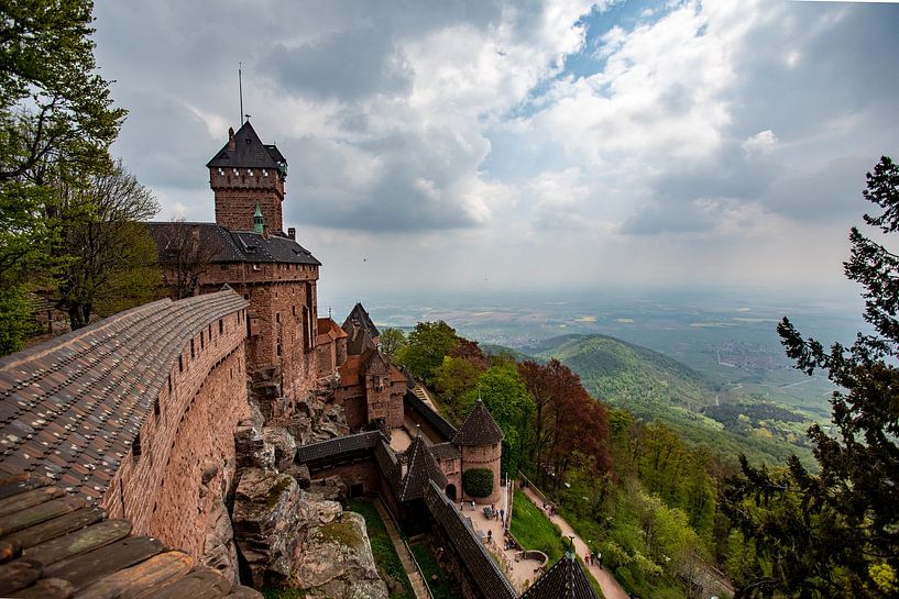 View from Château du Haut-Koenigsbourg by Wim Brauns