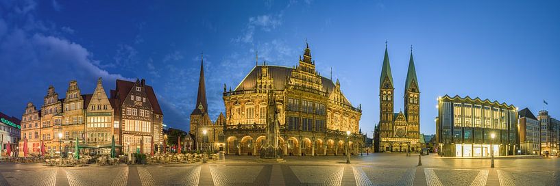 Bremen Marktplatz 180° Panorama  von Michael Valjak