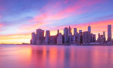 New York - Pont de Brooklyn - États-Unis sur Marcel Kerdijk