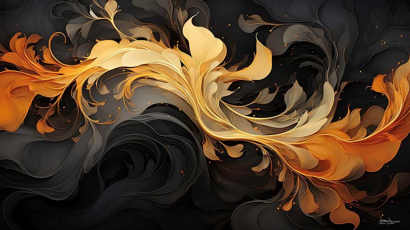 black-gold-silver by Gelissen Artworks
