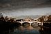 De Ponte Vittorio Emanuele II brug over de Tiber van Isis Sturtewagen