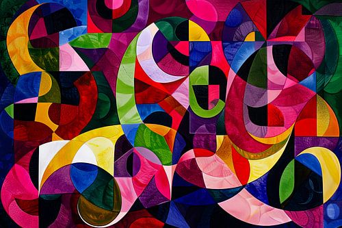 Digitaal abstract beeld