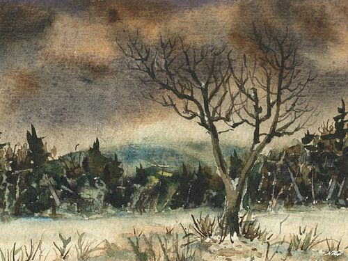 Le voile de la nuit met fin à une journée grise