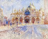 Piazza San Marco Venice - Pierre-Auguste Renoir von 1000 Schilderijen Miniaturansicht