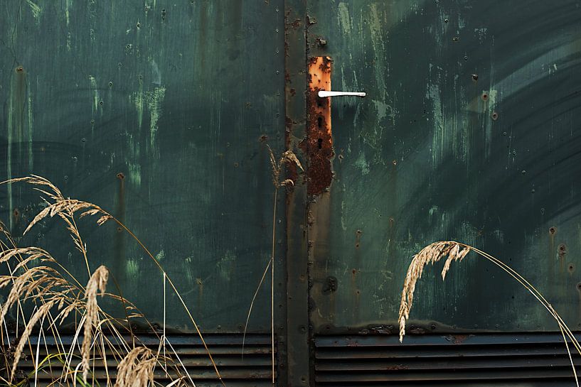 Factory old door by Blond Beeld