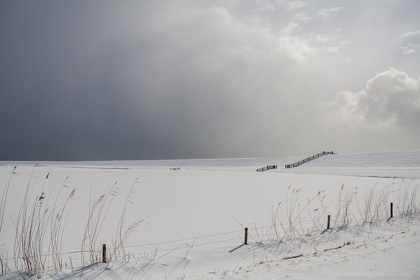 Sneeuwig landschap van Foto van Anno