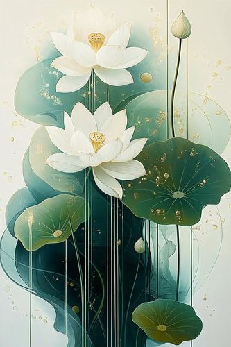Dans van Witte Lotusbloemen no.1