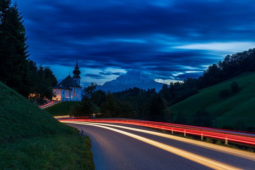 Pilgrimage Church of Maria Gern by Night by Tilo Grellmann