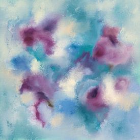 Nuages de couleurs douces sur Maria Meester