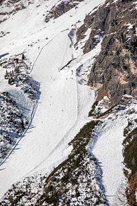 Skipisten in Cortina d’Ampezzo