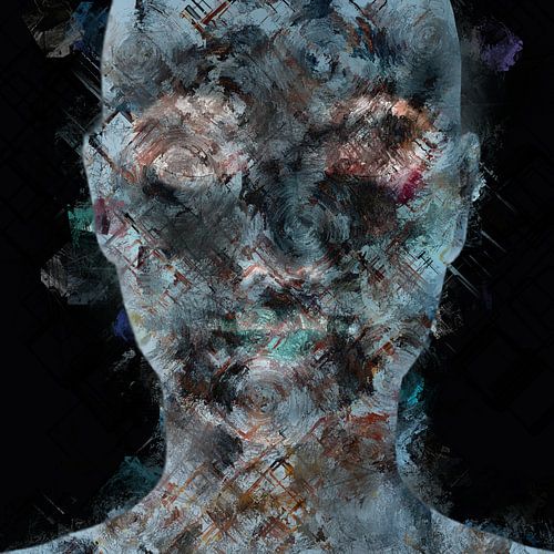 Abstract portrait woman