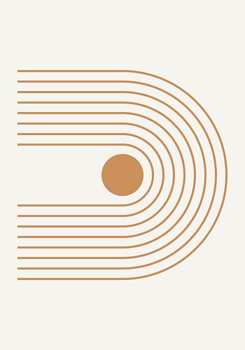 Retro 1920 vintage geometrische vorm in Bauhaus-stijl 4