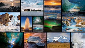 Collage IJsland van Anton de Zeeuw