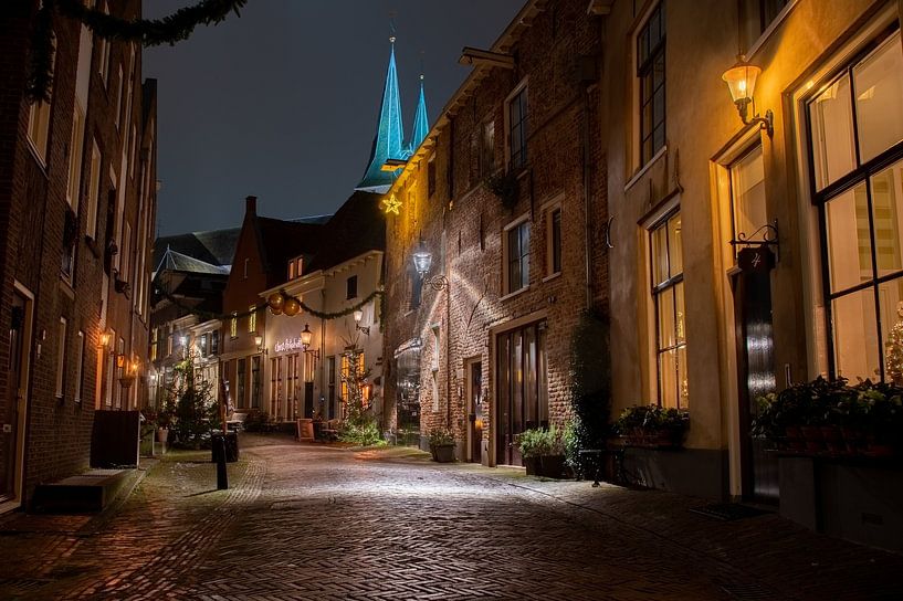 Deventer by night in Dickens style tijdens kerst van JeVois NL Lesley Voois
